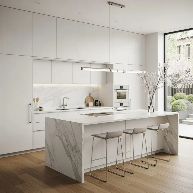 Elegant Kitchen Design Meets Modern Minimalist Style – Transform Your Space Today!