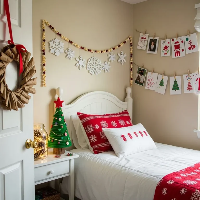Budget-Friendly DIY Christmas Decor Ideas for Your Bedroom – Easy & Cheap!