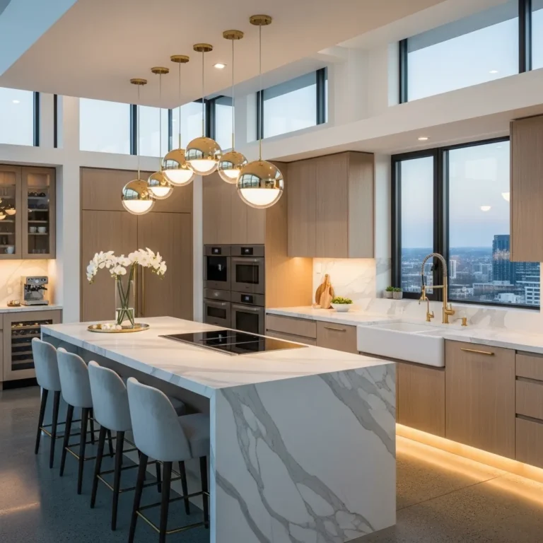Elegant Open Concept Luxury Kitchen Design – The Ultimate in Style and Sophistication!